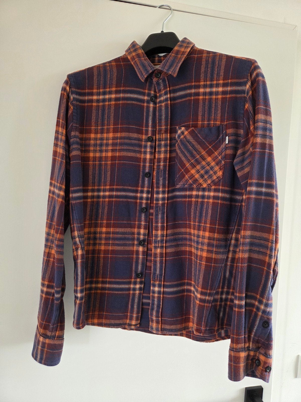 Cast Iron blouse, Ophalen of Verzenden, Zo goed als nieuw, Blauw, Halswijdte 41/42 (L)