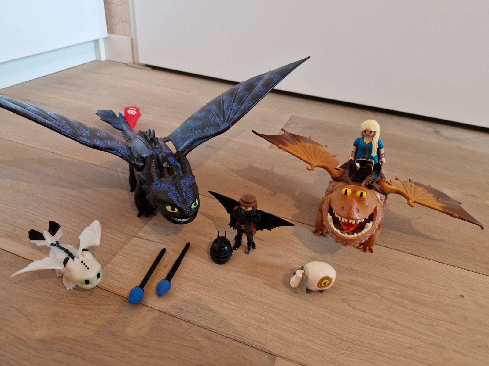 Playmobil Hoe tem je een draak - Tandloos + speknekje, Ophalen of Verzenden, Zo goed als nieuw, Fantasy, Figuren