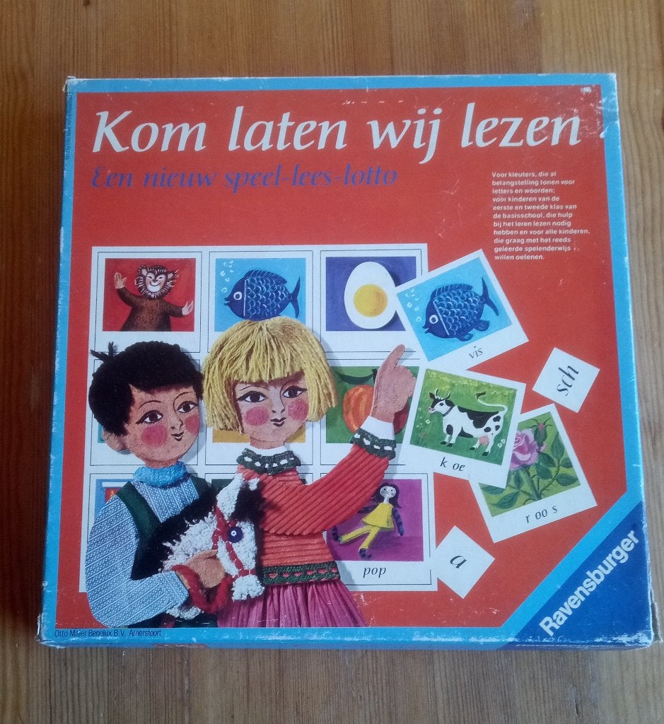 Kinderbordspel Kom Laten We Lezen, Ophalen of Verzenden, Zo goed als nieuw