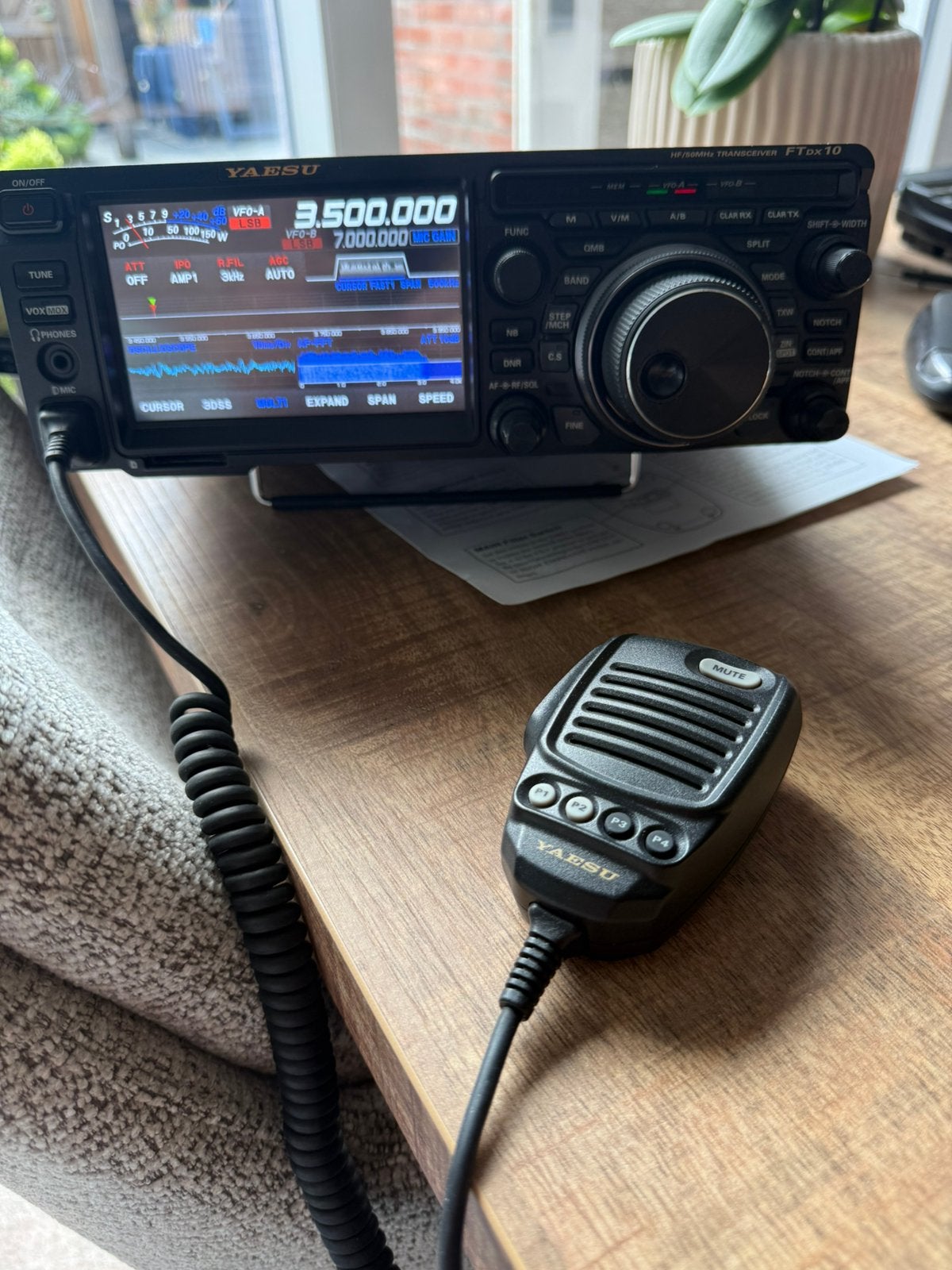 Zo goed als nieuwe Yaesu FTdx 10 in doos nieuwstaat, Ophalen, Zo goed als nieuw, Zender en Ontvanger