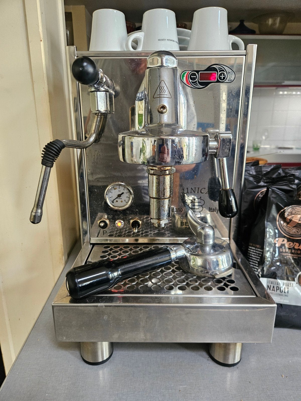 Bezzera Unica PID Espressomachine, Ophalen, Gebruikt, Espresso apparaat, 2 tot 4 kopjes