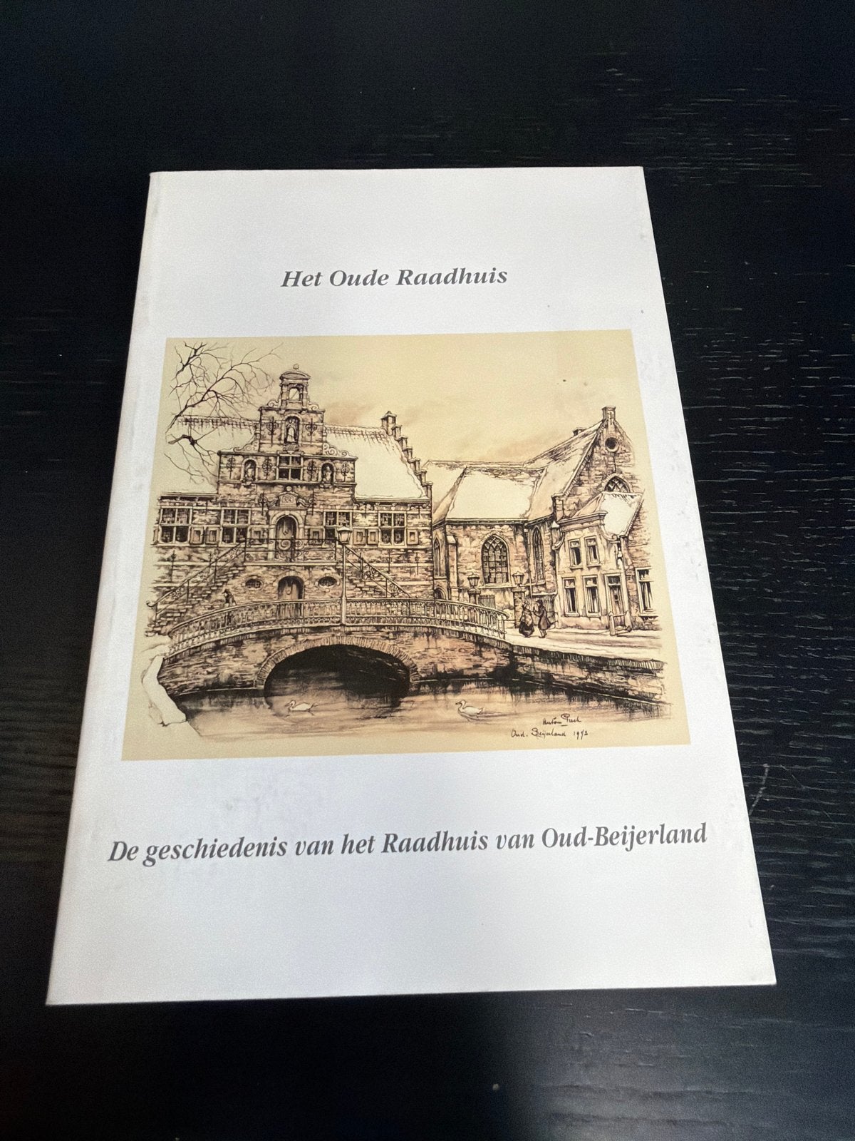 Het Oude Raadhuis - Geschiedenis Oud-Beijerland, Ophalen of Verzenden, 20e eeuw of later, Zo goed als nieuw
