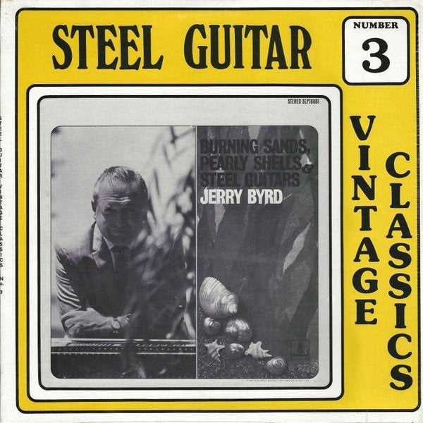 LP Jerry Byrd - Burning sands, pearly shells & steel guitars, Ophalen, Zo goed als nieuw, 12 inch