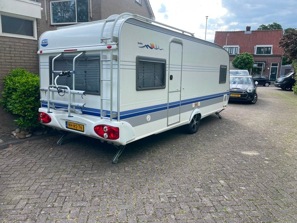 hobby 540 met airco en mover, Caravans en Kamperen, Caravans, Rondzit, Hobby, Frans bed, Particulier