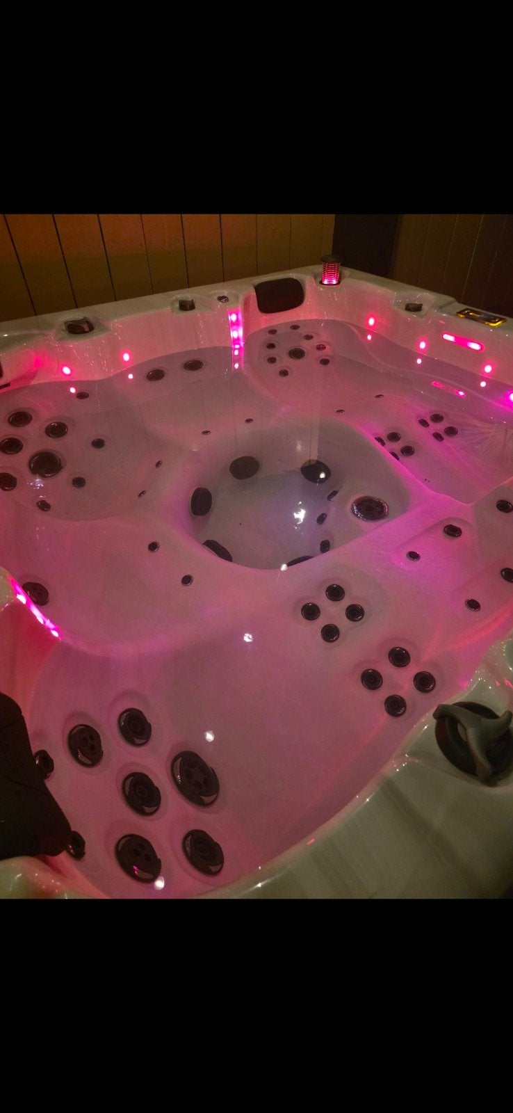 Balboa Bellagio Jacuzzi - Luxe Wellness voor 6 Personen, Tuin en Terras, Bubbelbaden en Hottubs, Ophalen, Zo goed als nieuw, Trap