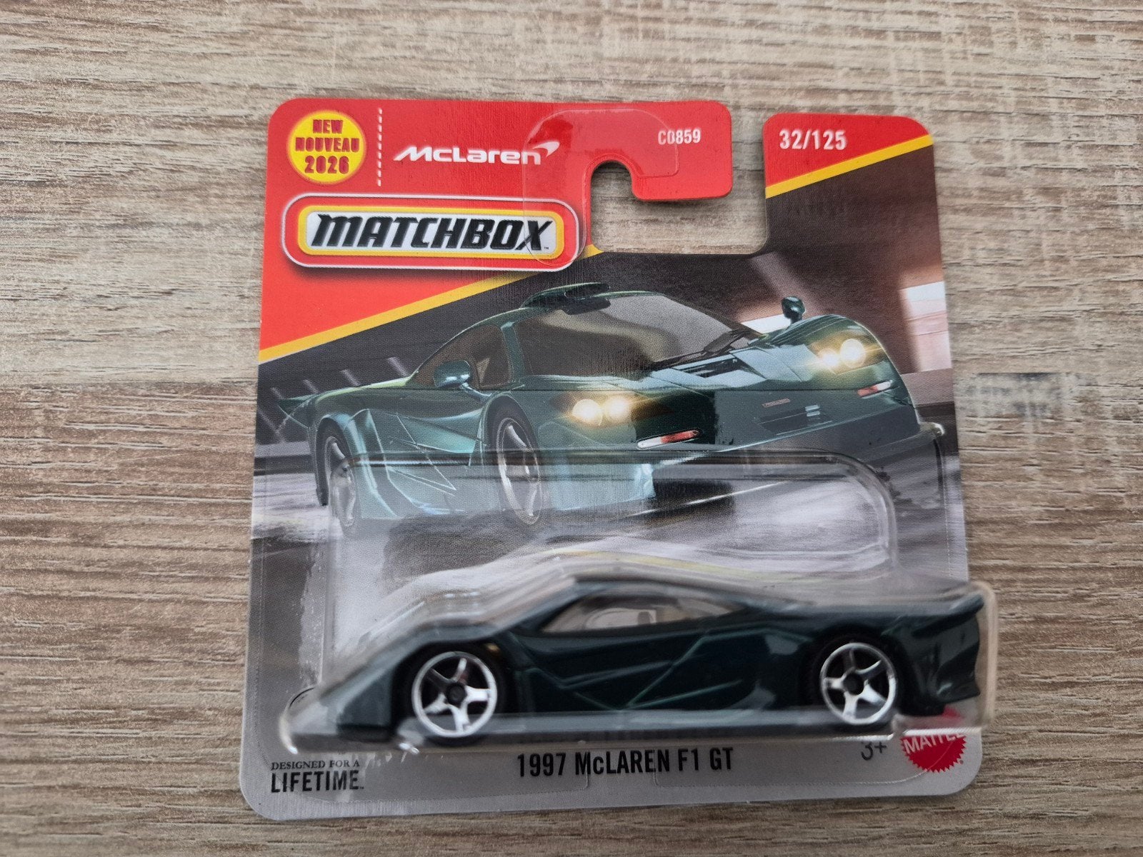 1997 MC Laren F1 GT 1:64 (Matchbox), Hobby en Vrije tijd, Ophalen of Verzenden, Nieuw, Auto