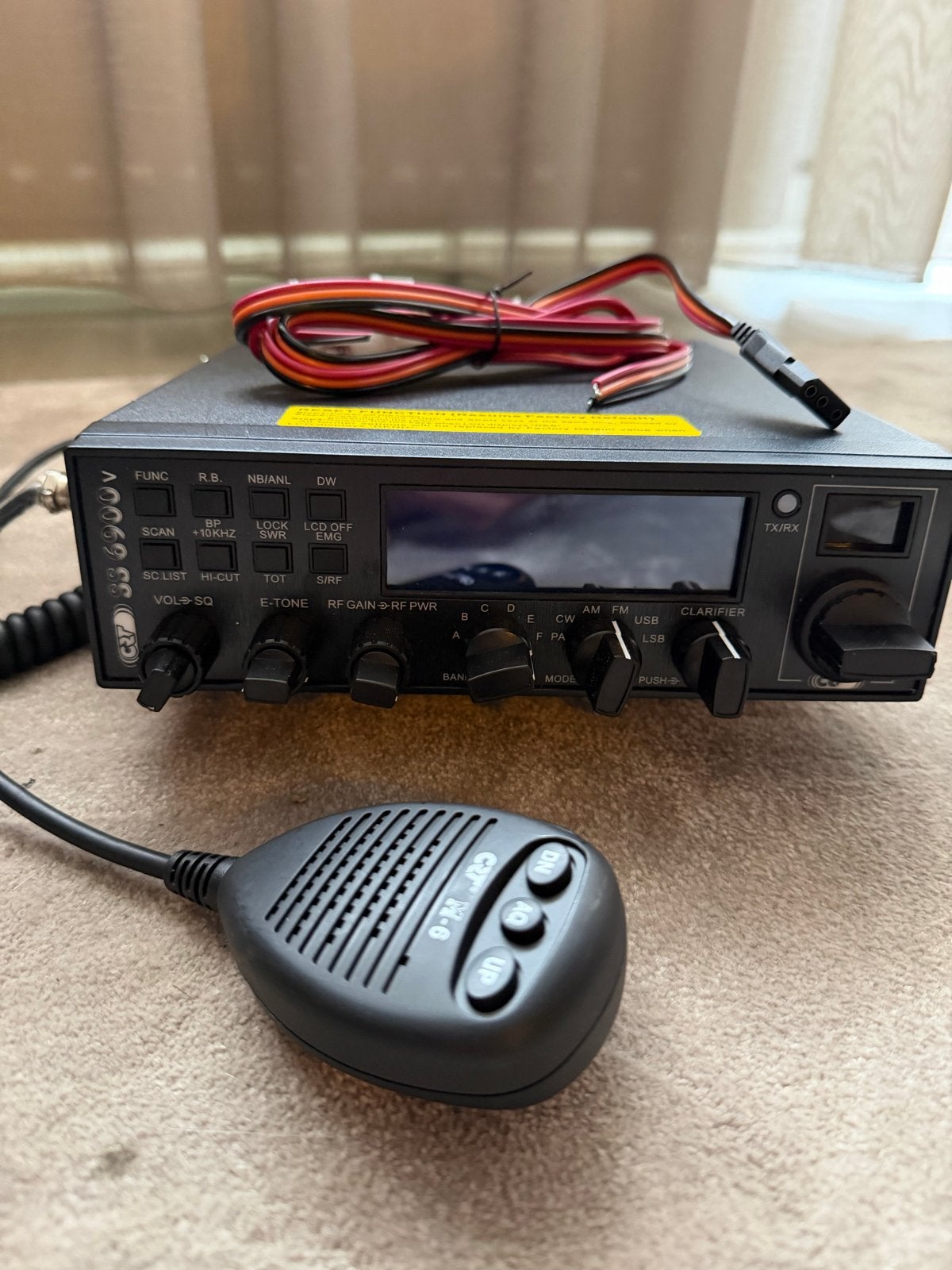 CRT 6900V CB Radio - Zonder alle kabels, Ophalen, Gebruikt, Zender