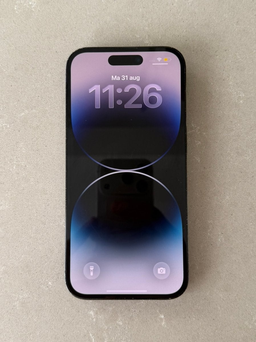 Iphone 14 Pro Zwart, Zwart, Ophalen of Verzenden, 76 %, Zonder simlock