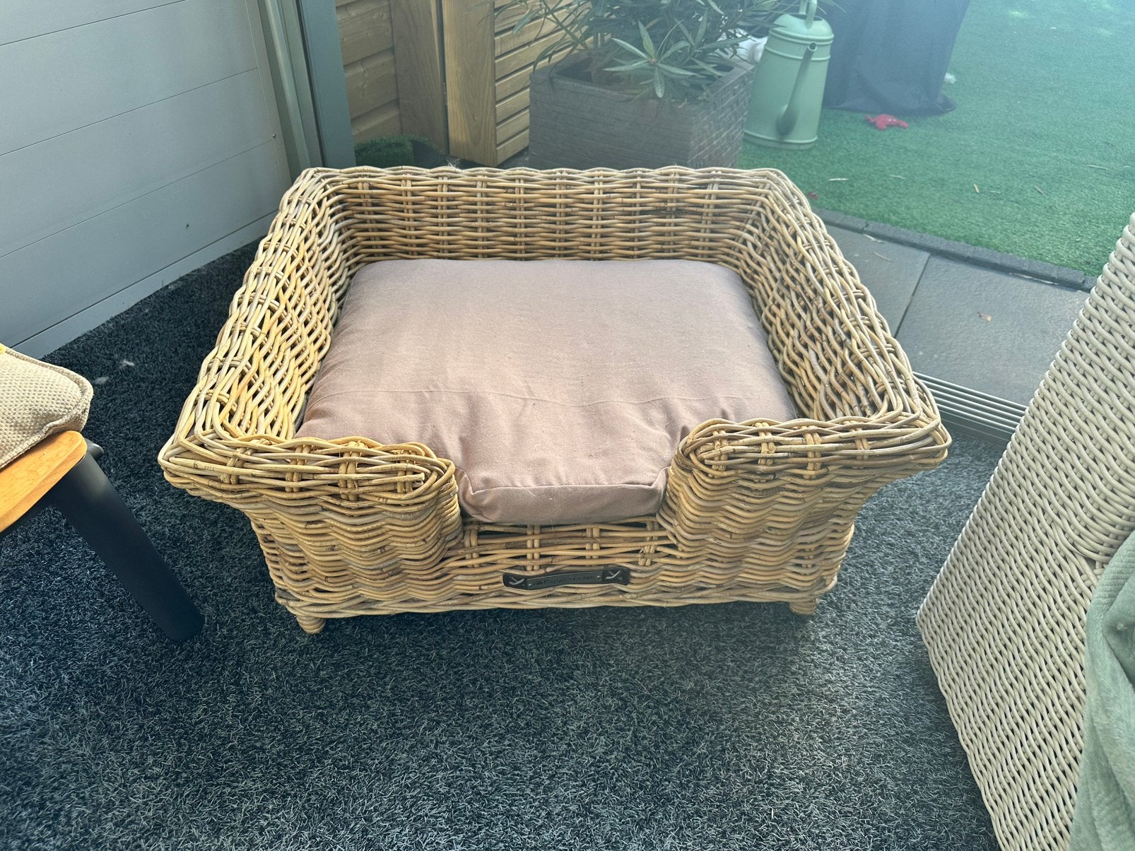 Happy house luxe grote mand hondenmand/ kattenmand, Dieren en Toebehoren, Ophalen, Zo goed als nieuw, Riet