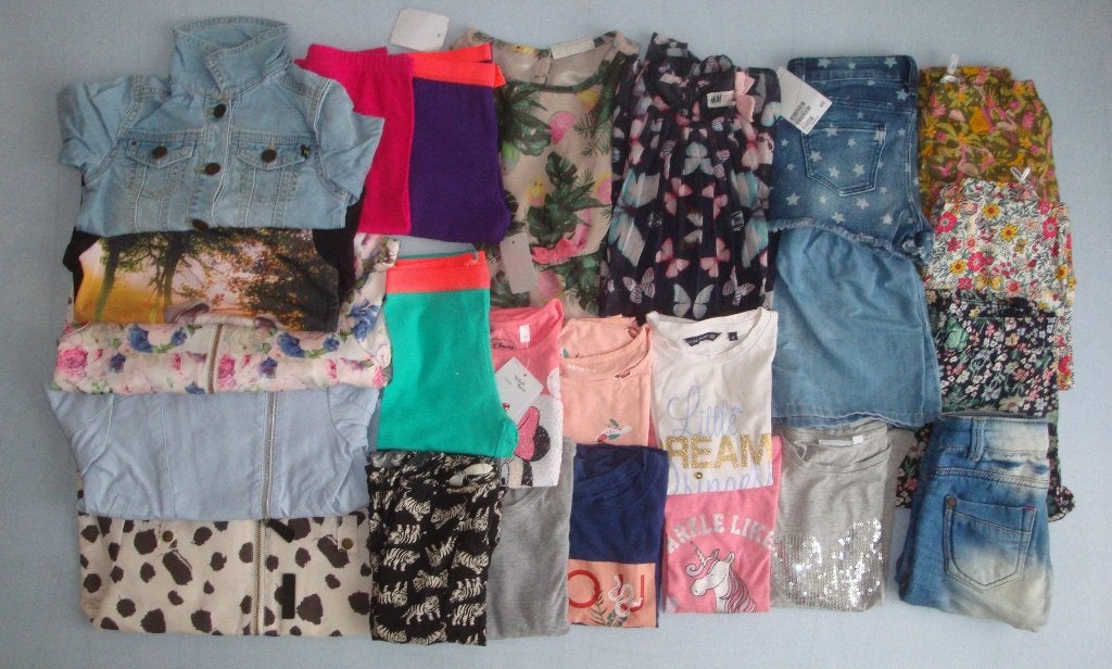 Pakketje meisjes zomerkleding maat 116 Inclusief 5 NIEUW, Ophalen of Verzenden, Nieuw, Maat 116