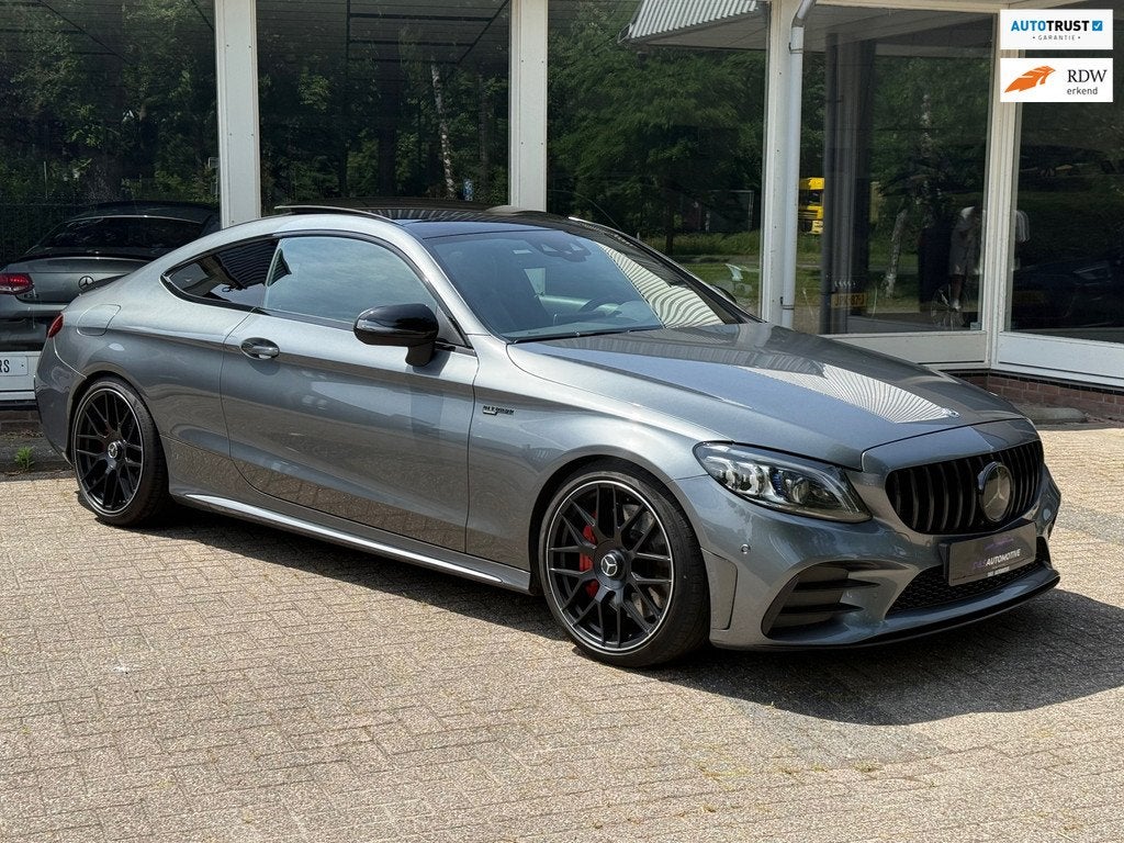 Mercedes-Benz C43 AMG 4MATIC coupé PANO/DISTRONIC/STUURASSI, Auto's, Mercedes-Benz, Automaat, 390 pk, 2996 cc, 10 km/l