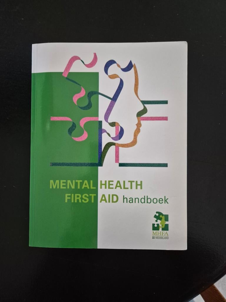 Mental Health First AID handboek, Ophalen of Verzenden