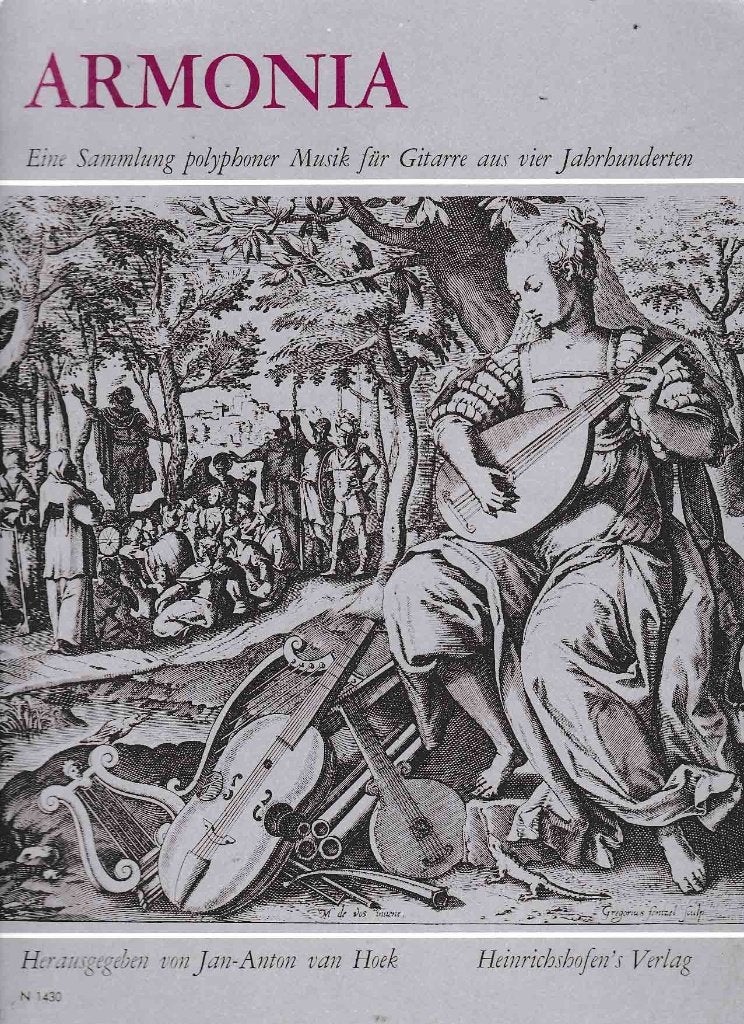 Armonia Musik fur gitarre ( 1040 ), Muziek en Instrumenten, Klassiek, Ophalen of Verzenden, Artiest of Componist, Gitaar
