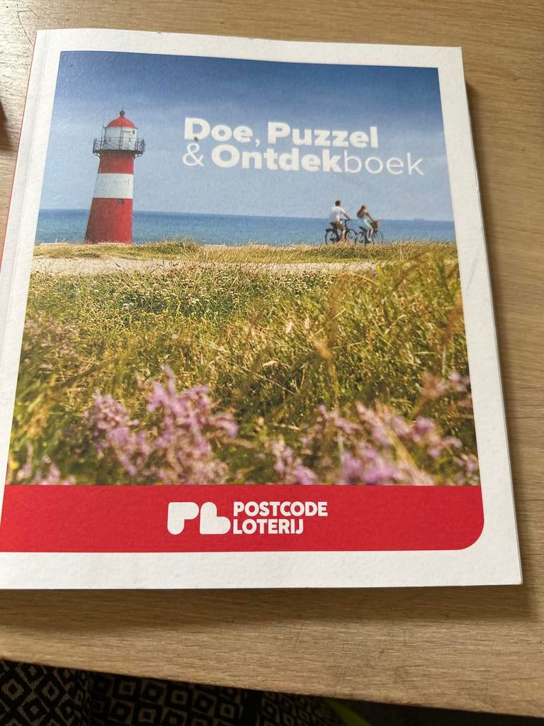 Doe, Puzzel & Ontdekboek Postcode Loterij, Ophalen of Verzenden, Nieuw