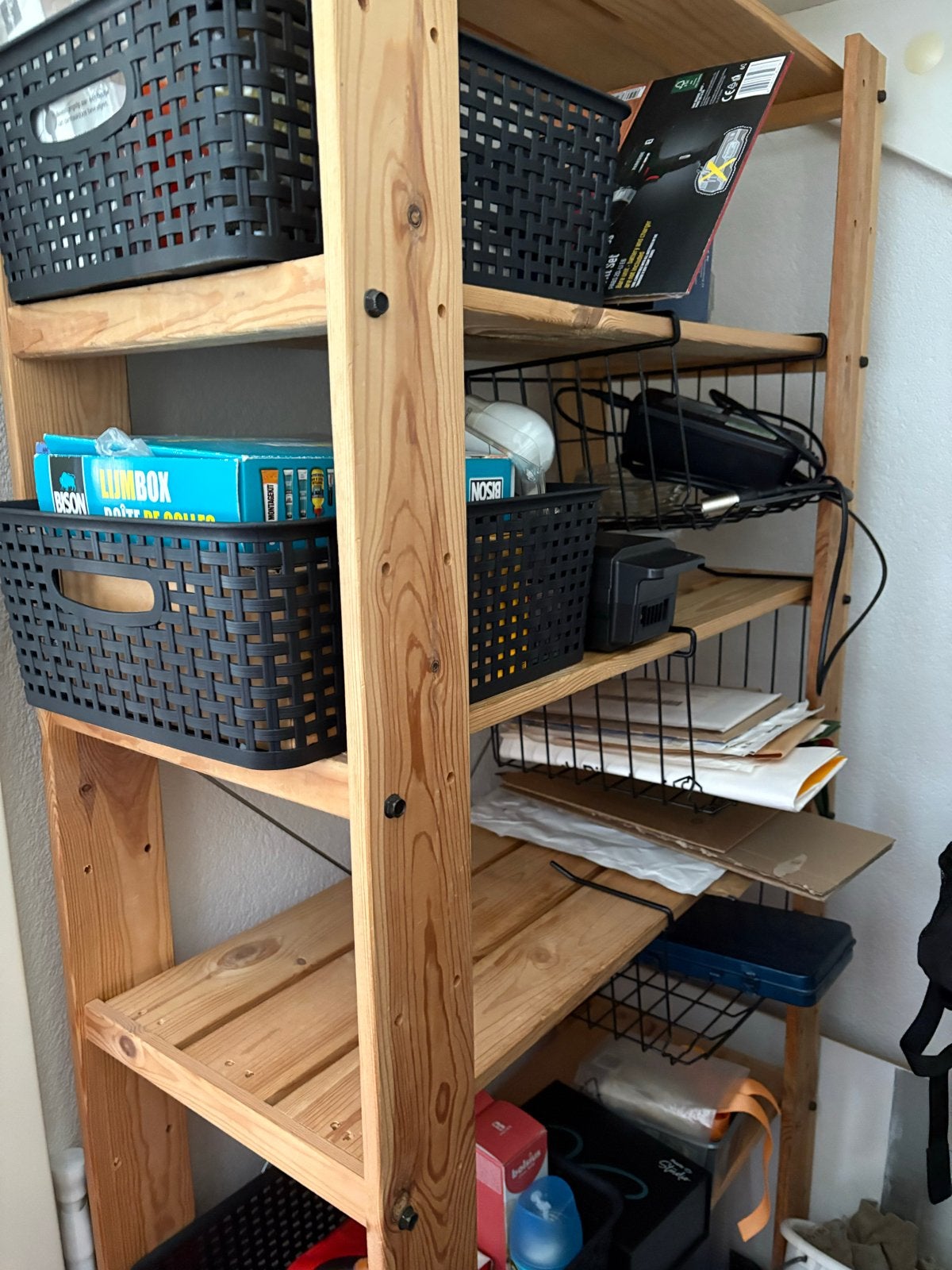 IKEA Stellingkast van Hout - Ideaal voor Opslag, Huis en Inrichting, Ophalen, Gebruikt