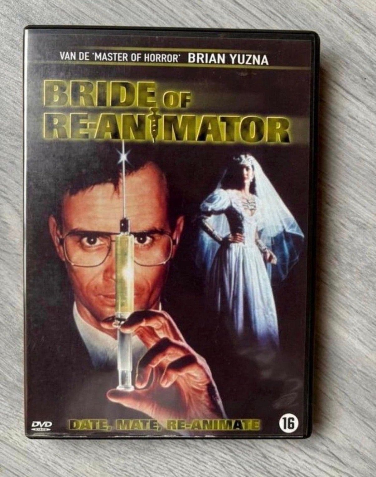 #1 Bride of Re-Animator DVD - Horror Klassieker!, Cd's en Dvd's, Vanaf 16 jaar, Nederlands, Ophalen of Verzenden, Gebruikt