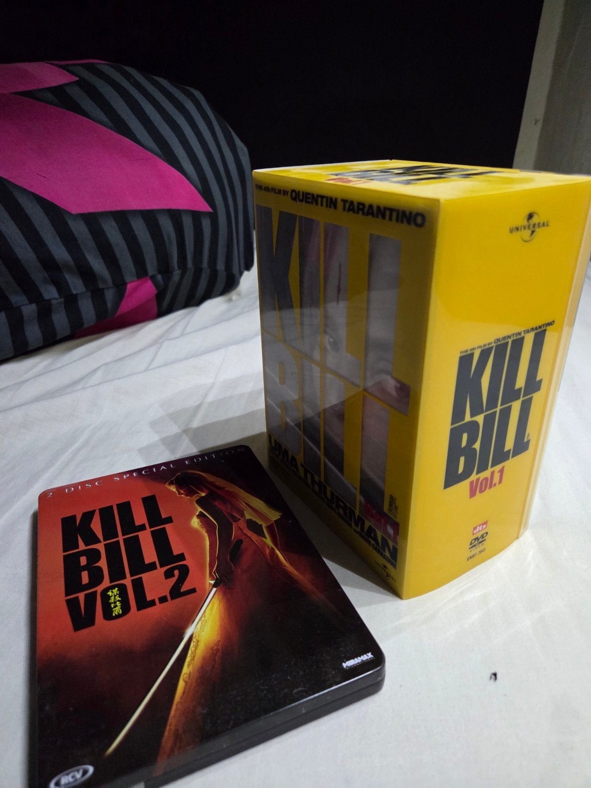 Kill Bill vol 1  japanse import collectors box, Vanaf 16 jaar, Ophalen of Verzenden, Gebruikt, Martial Arts