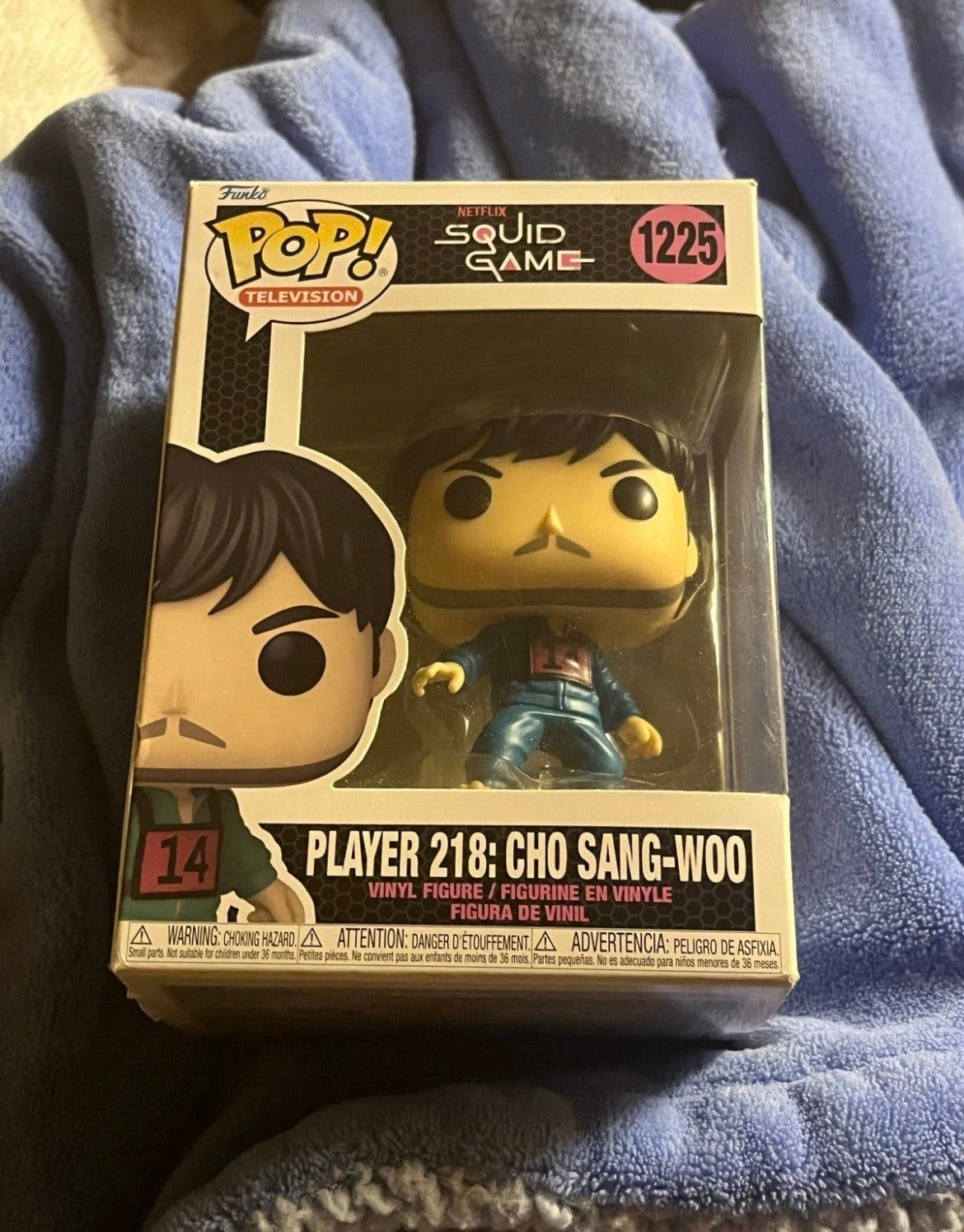 Funko Pop! Netflix Squid Game Player 218 Cho Sang-Woo, Ophalen of Verzenden, Nieuw