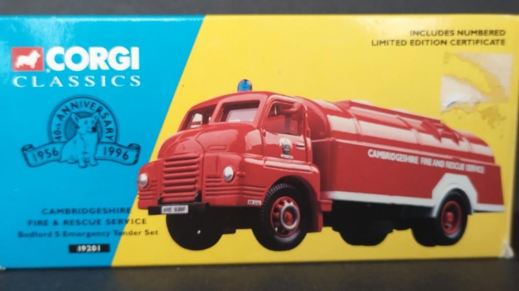 Bedford S Emergency Tender set 1:50 Corgi Toys Pol, Corgi, Corgi@corgi.co.uk, Ophalen of Verzenden, Zo goed als nieuw