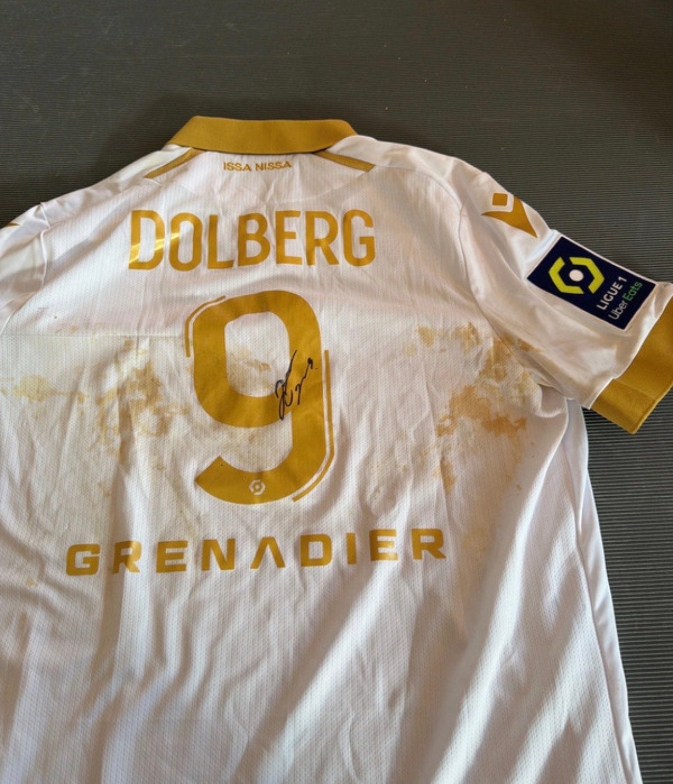 Kasper dolberg matchworn lille shirt, Ophalen, Zo goed als nieuw, Buitenlandse clubs, Shirt
