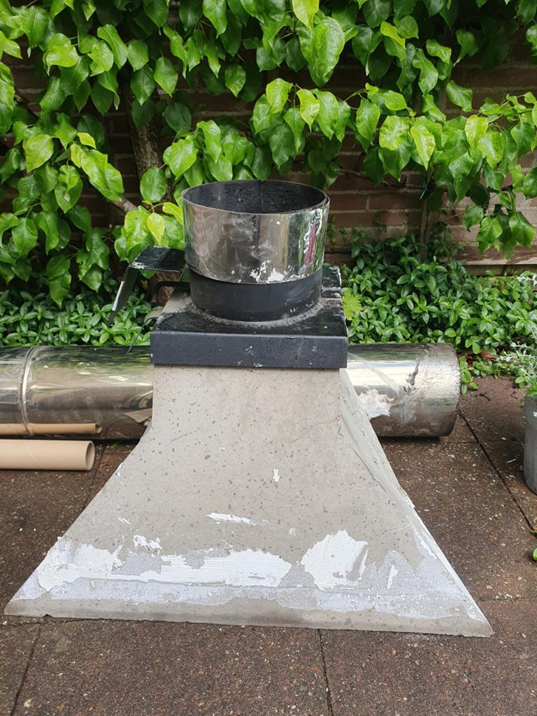 Open haard, buiten haard, pizza oven, Ophalen, Gebruikt, Vrijstaande haard, Houthaard