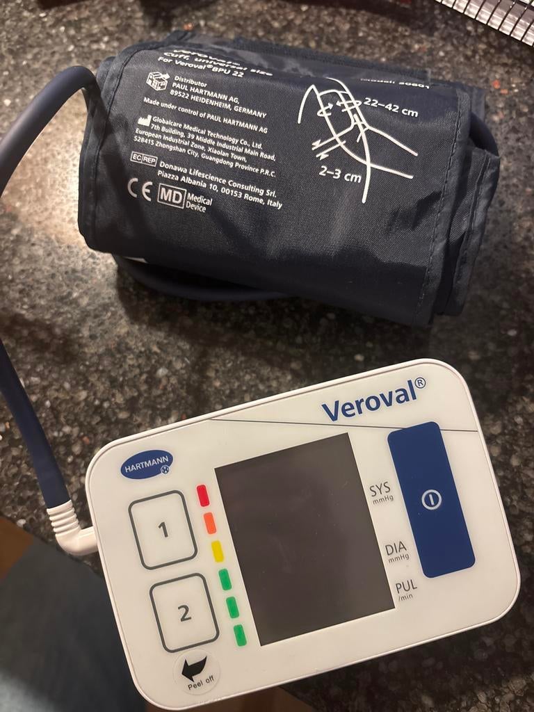 Veroval Bloeddrukmeter in zeer goede staat, Ophalen of Verzenden, Zo goed als nieuw, Overige typen
