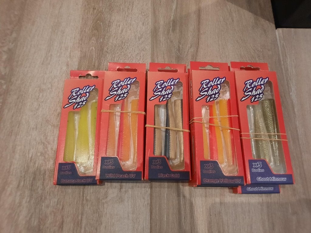 10x GT-Bio roller shad 85 of 125mm, Ophalen of Verzenden, Nieuw, Overige typen