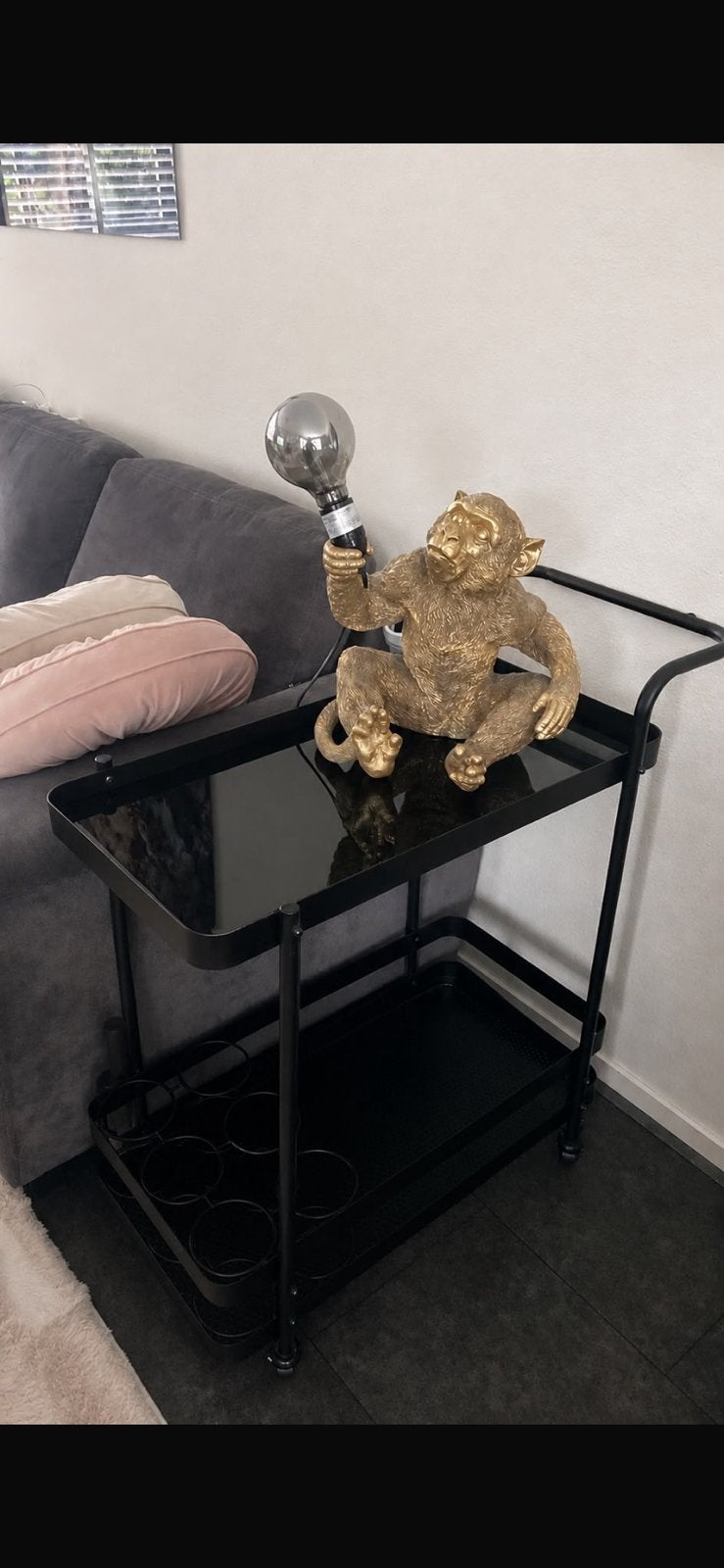 Mooie trolley, Huis en Inrichting, Tafels | Sidetables, Ophalen, 50 tot 100 cm, Zo goed als nieuw, 25 tot 50 cm