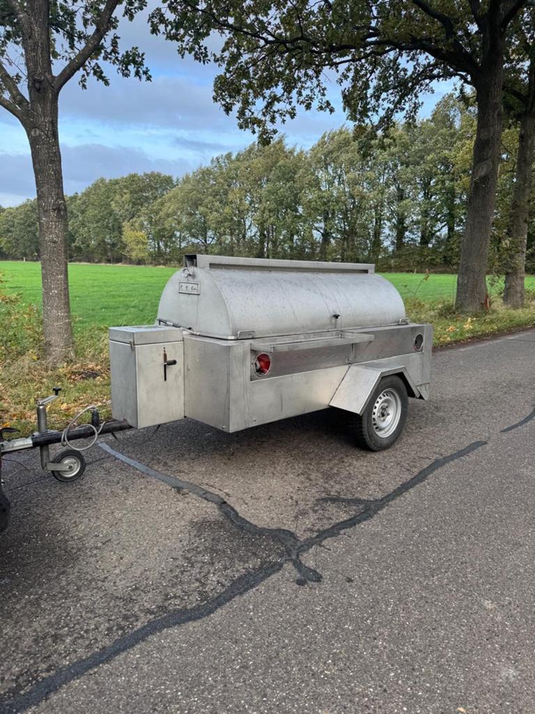 Bbq kar met spit, Ophalen of Verzenden, Zo goed als nieuw