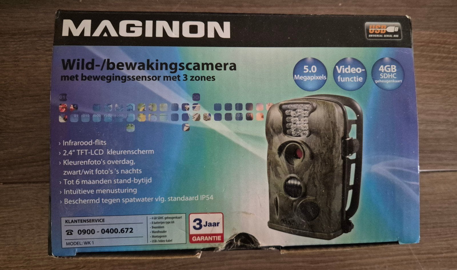MAGINON Wild-/bewakingscamera met bewegingssensor, Ophalen of Verzenden, Nieuw, Buitencamera