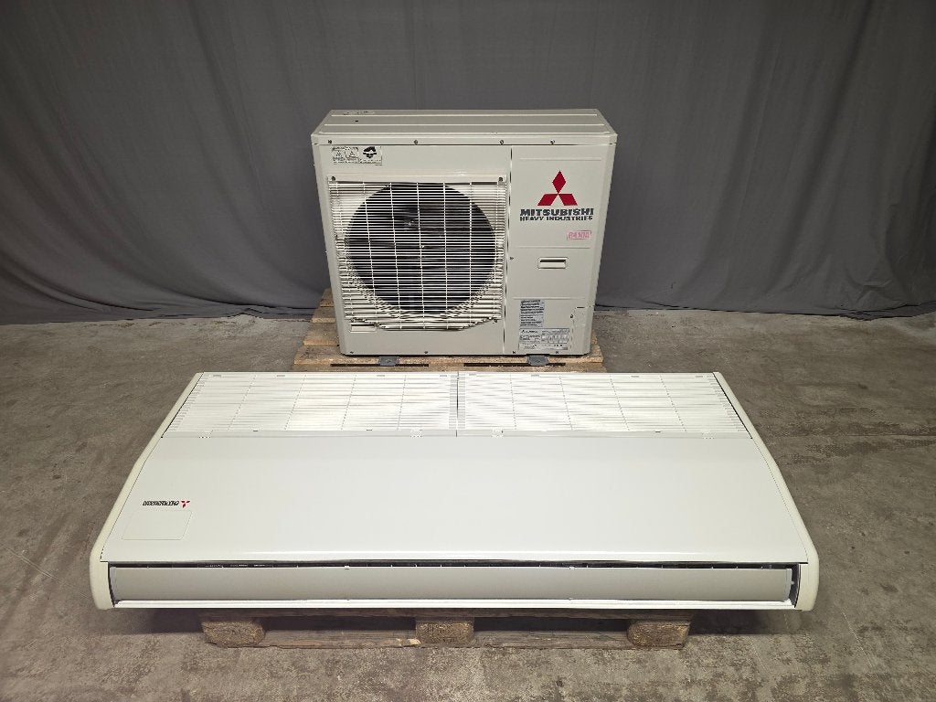 Refurbished onderbouw airco warmtepomp Mitsubishi 14 kW, Koelen en Ontvochtigen, Timer, Refurbished, 3 snelheden of meer