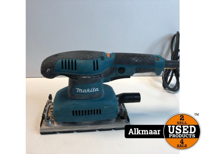 Makita BO711 Vlakschuurmachine | Nette staat, Makita, Zo goed als nieuw, Support@makita.com, Makita Corporation, 3-11-8, Sumiyoshi-cho, 
Anjo, Aichi 446-8502
Japan