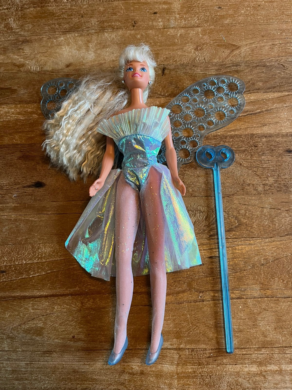 Vintage Barbie - Bubble Angel met Vleugels (Mattel, 1994), Ophalen of Verzenden, Gebruikt, Barbie