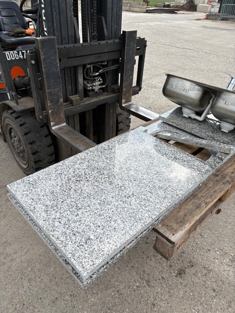 Granieten keukenblad, Ophalen, Gebruikt, Overige kleuren, .