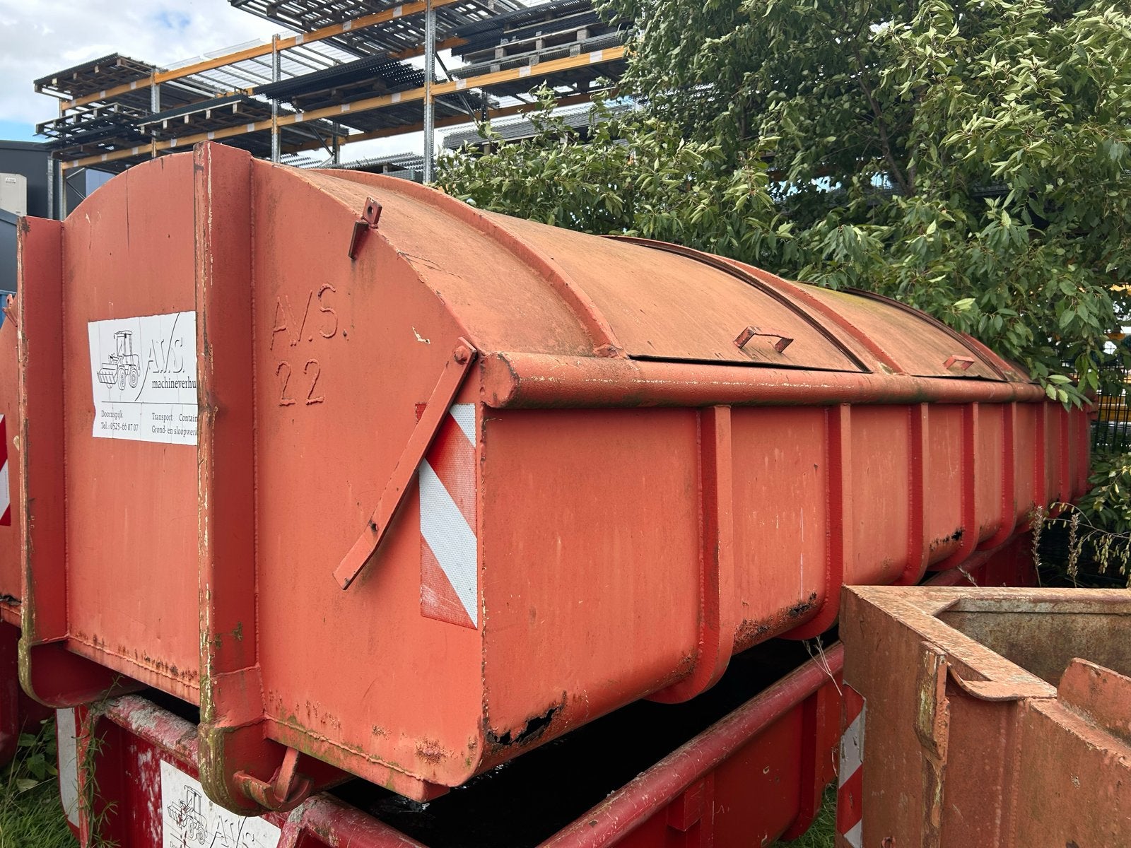 Container met schuifklep - 5 meter