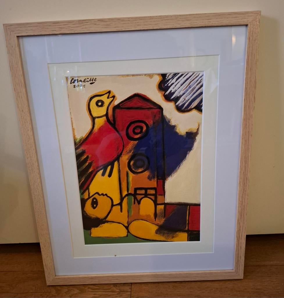 Corneille reproductie lijst 40x50 cm - Decoratief item, Ophalen of Verzenden