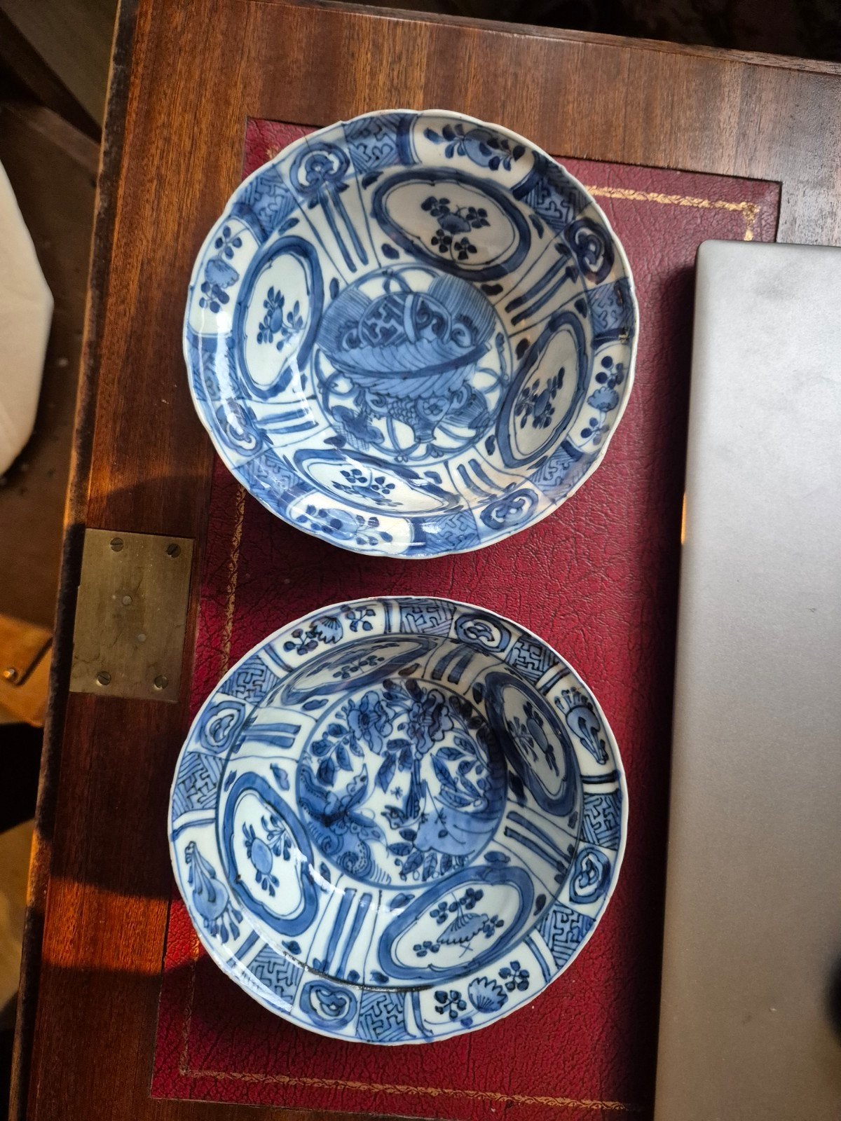 chinees porselein 17e eeuw Wanli  klapmuts, Ophalen of Verzenden