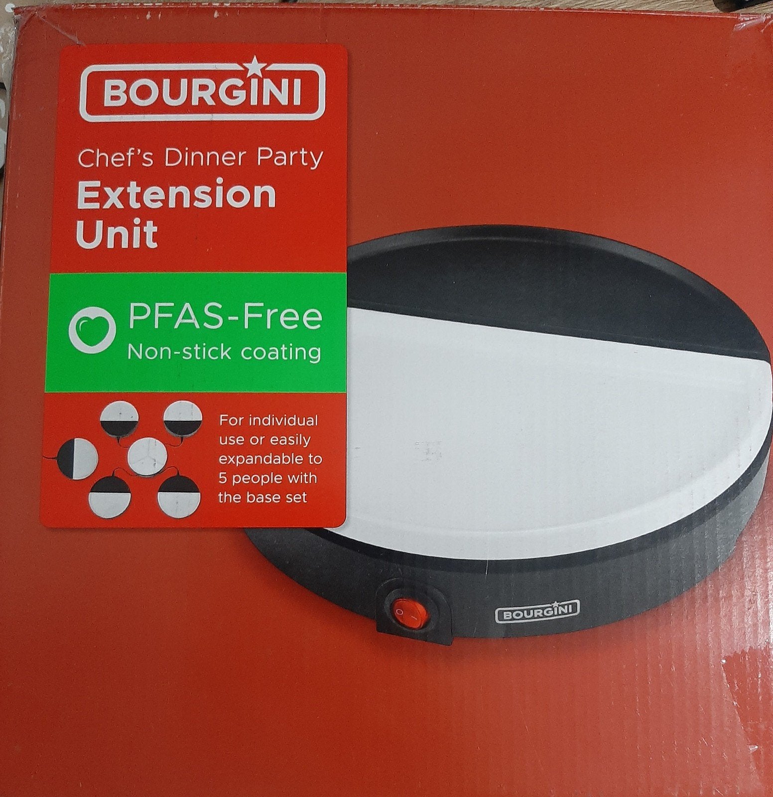 Bourgini gourmetbord, Ophalen, Zo goed als nieuw