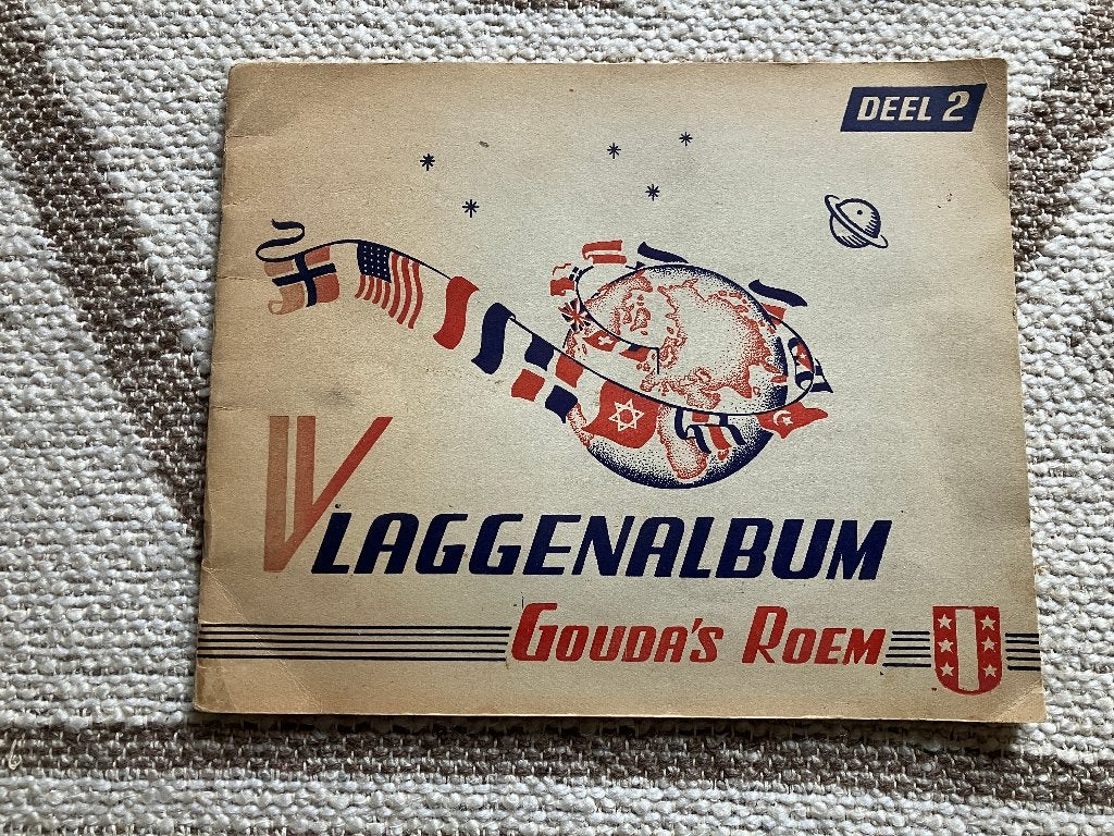 vlaggenalbum deel 2 gouda's roem gouda, Ophalen of Verzenden, Gebruikt
