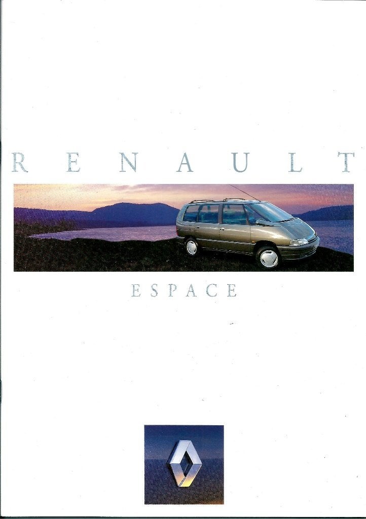 Brochure Renault Espace Januari 1993, Boeken, Auto's | Folders en Tijdschriften, Ophalen of Verzenden, Gelezen, Renault
