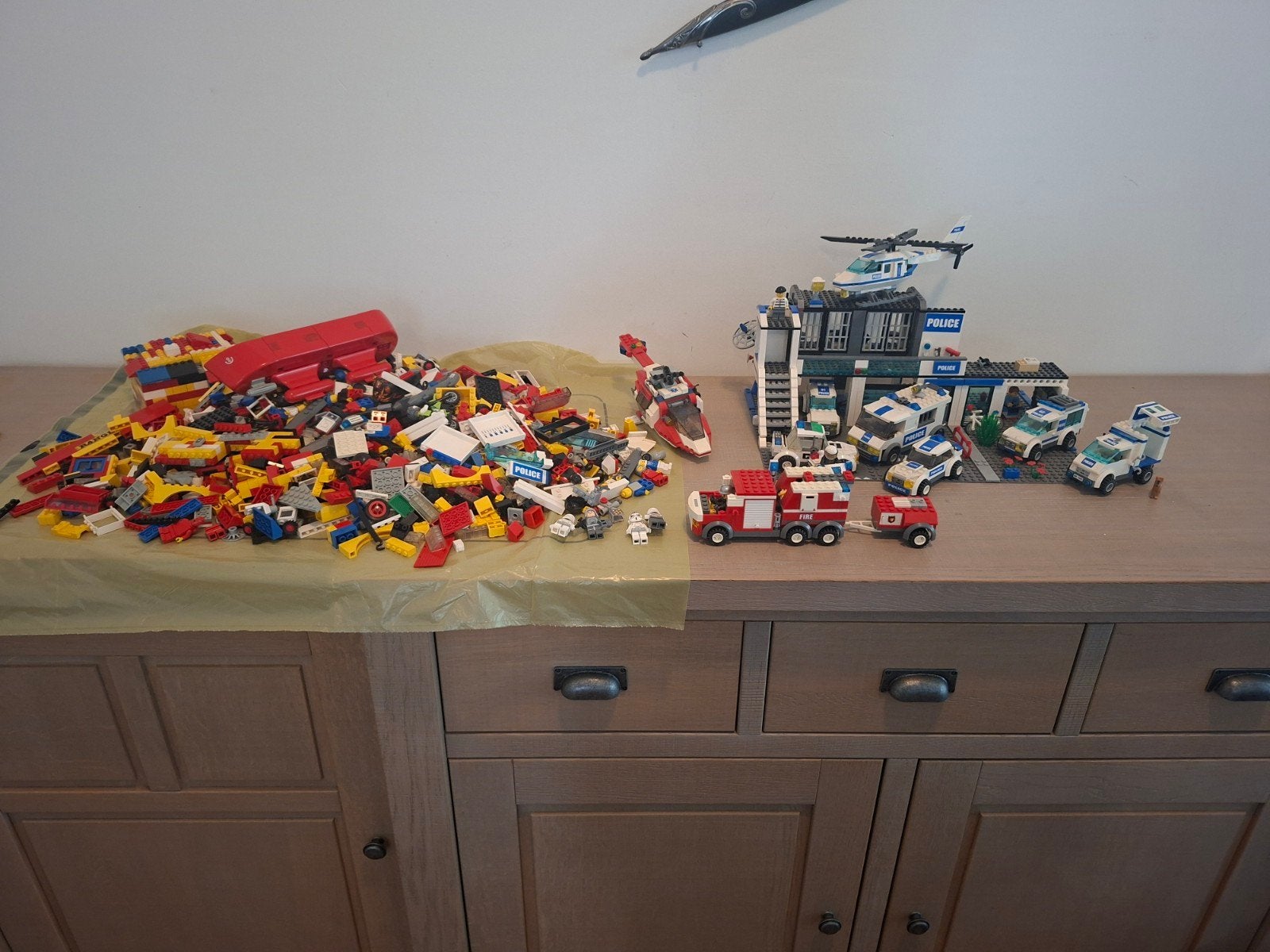 ​LEGO Partij 6,5 KG - Politiebureau 7498, Voertuigen & boek, Ophalen of Verzenden, Gebruikt, Losse stenen, Lego