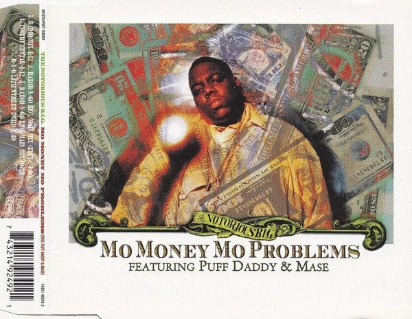 NOTORIOUS BIG CD SINGLE MO MONEY MO PROBLEMS + PUFF DADDY, Ophalen of Verzenden, Zo goed als nieuw, Pop