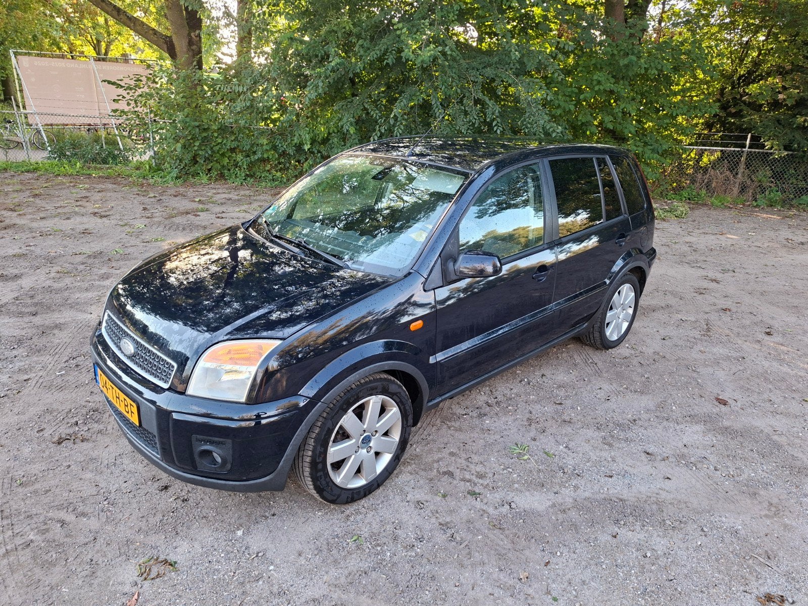 Ford Fusion + 1.6 16V AUT 2006 Blauw, Auto's, Stof, Zwart, 1064 kg, Blauw