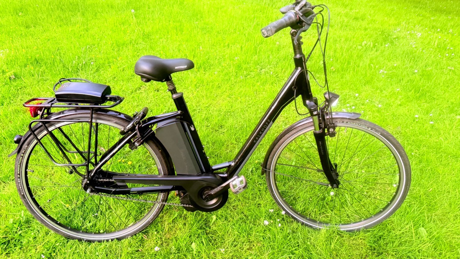 I.z.g.st goede luxe unisex damesfiets E-bike Klakhoff 50cm, Gebruikt, Velgrem, Versnellingen, 50 tot 53 cm