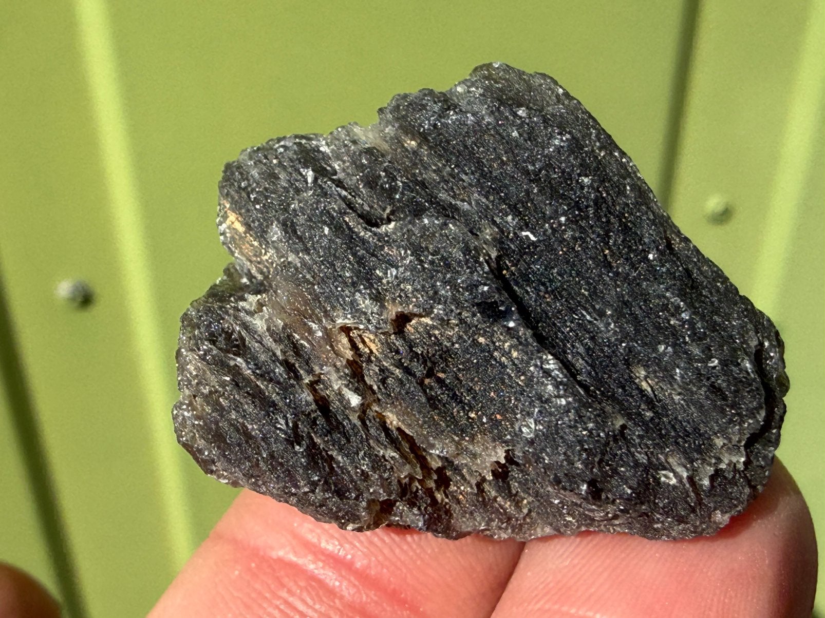 Agni Manitiet - Indische Moldaviet - Tektiet - Cintamani, Ophalen of Verzenden, Mineraal