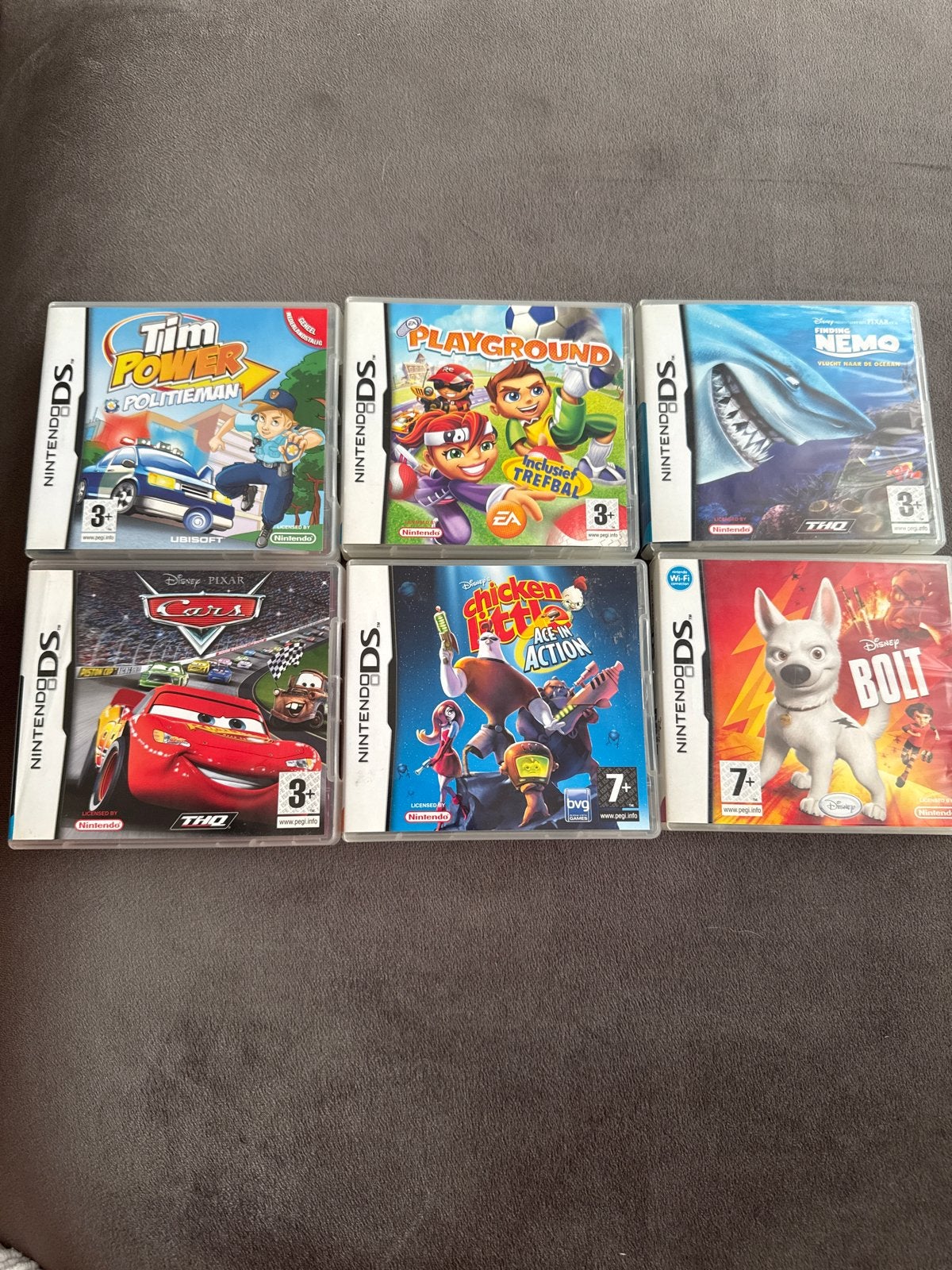 Nintendo DS Spellen Bundel: Tim Power, Cars, Nemo en meer!, Gebruikt, Overige genres, 1 speler, Ophalen of Verzenden