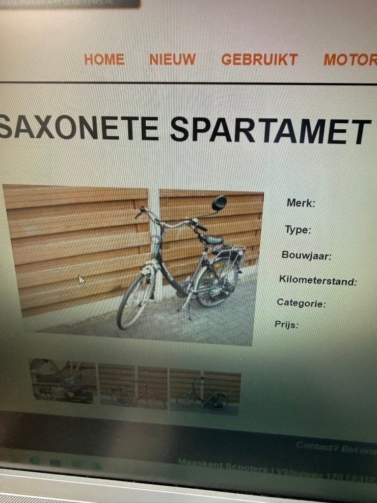 2x saxonette brommer met hulpmotor en kenteken, Gebruikt, Benzine, Ophalen, Overige merken