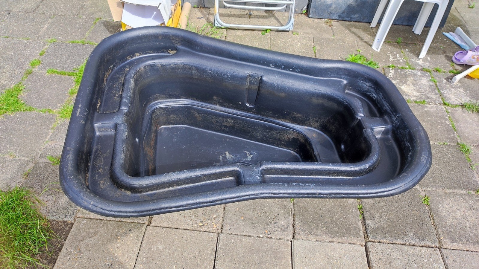 Vijverfolie voorgevormd 250 liter, Ophalen of Verzenden, Gebruikt