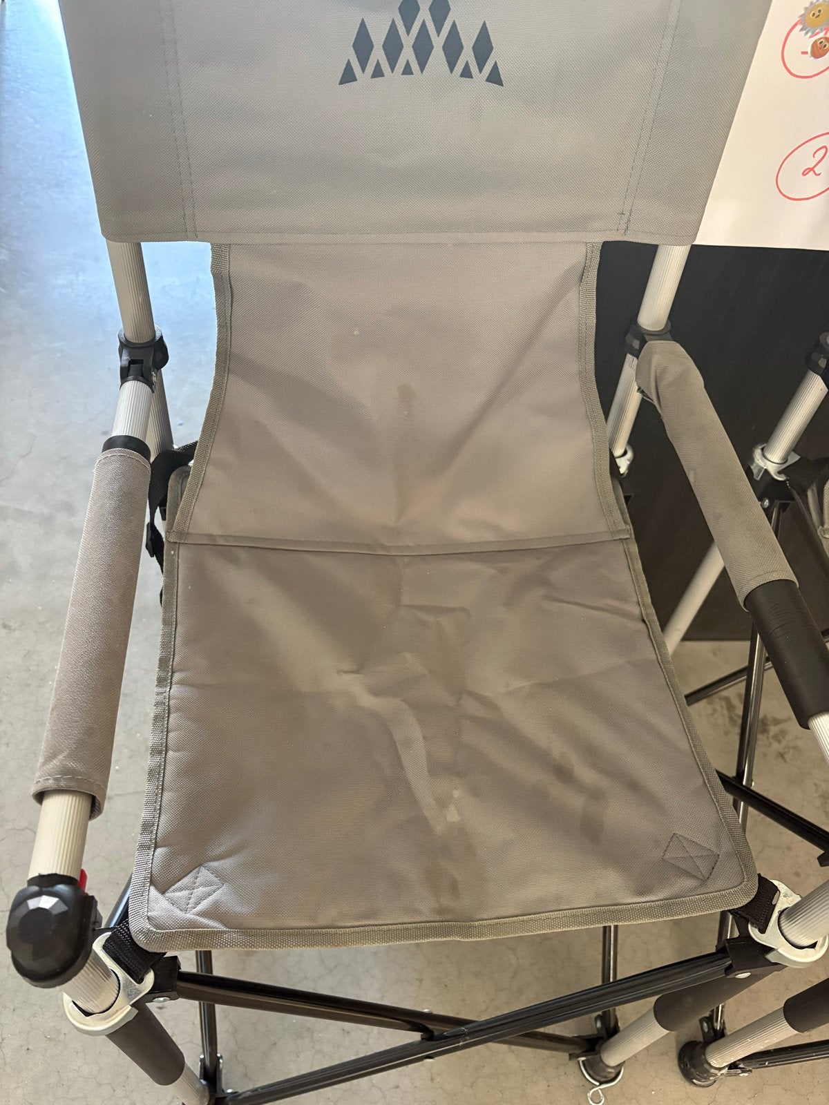 2x Obelink Compact kinderstoel - Grijs, Caravans en Kamperen, Kampeeraccessoires, Gebruikt, Ophalen