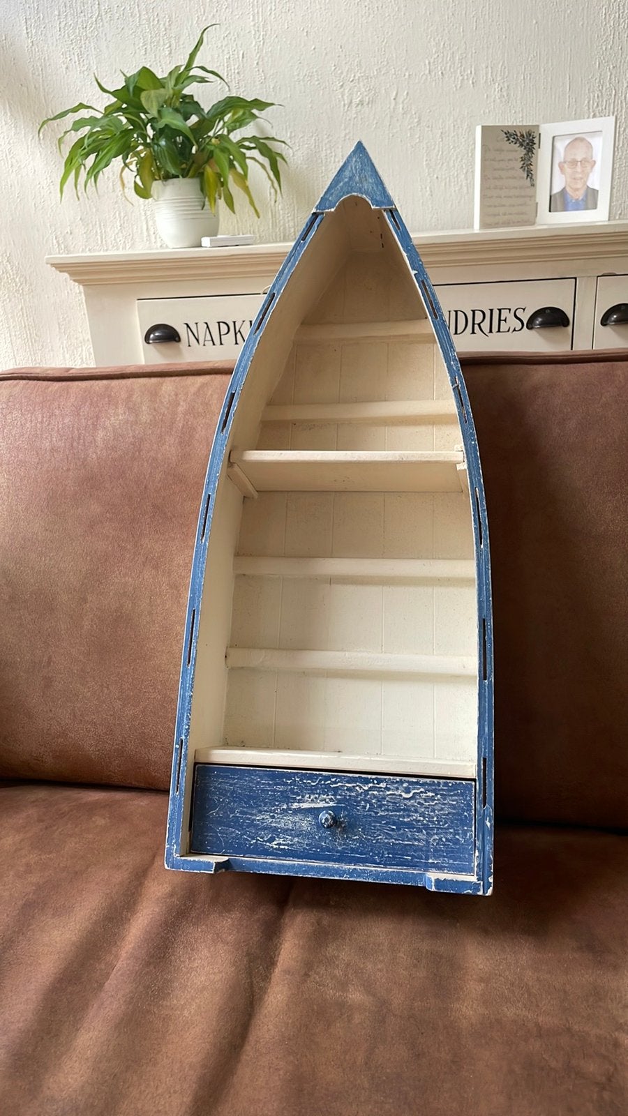 Mooie boot als wanddecoratie, Ophalen, Gebruikt